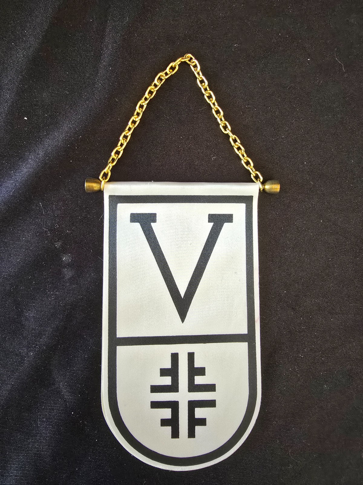 VIRTUS Bologna pallacanestro BASKET gagliardetto pennant originale anni 60/70