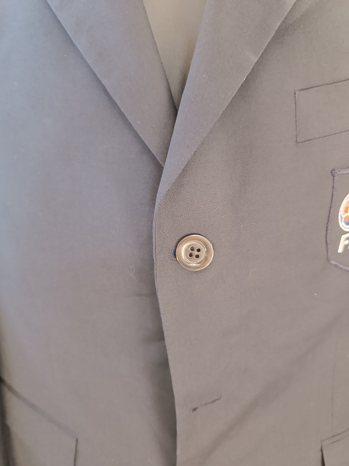 Giacca blazer nera di rappresentanza Rene Lazard ufficiale FIFA lana