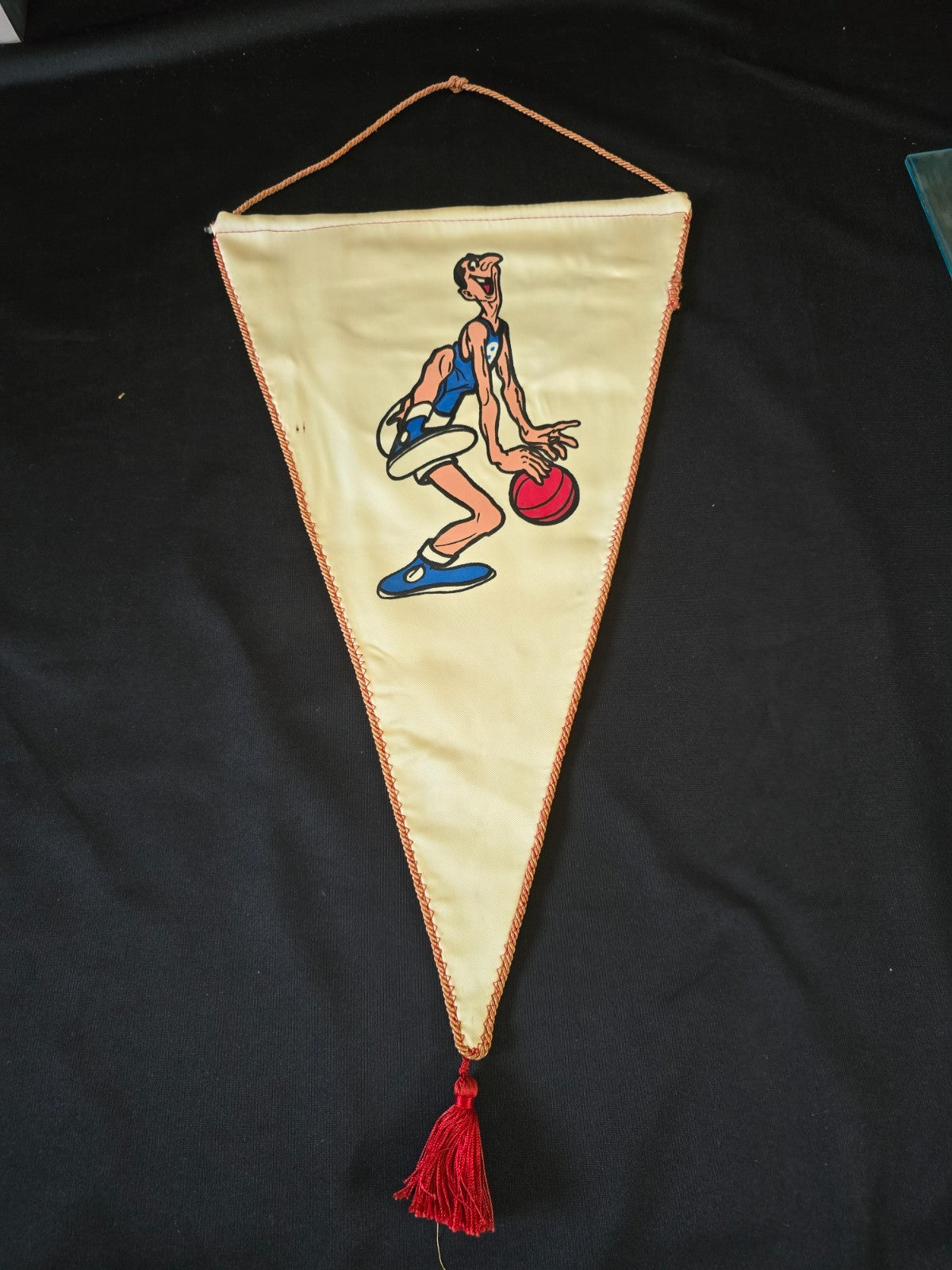 Gagliardetto Pennant IN PANNO CHIETI BASKET ANNI 70 originale