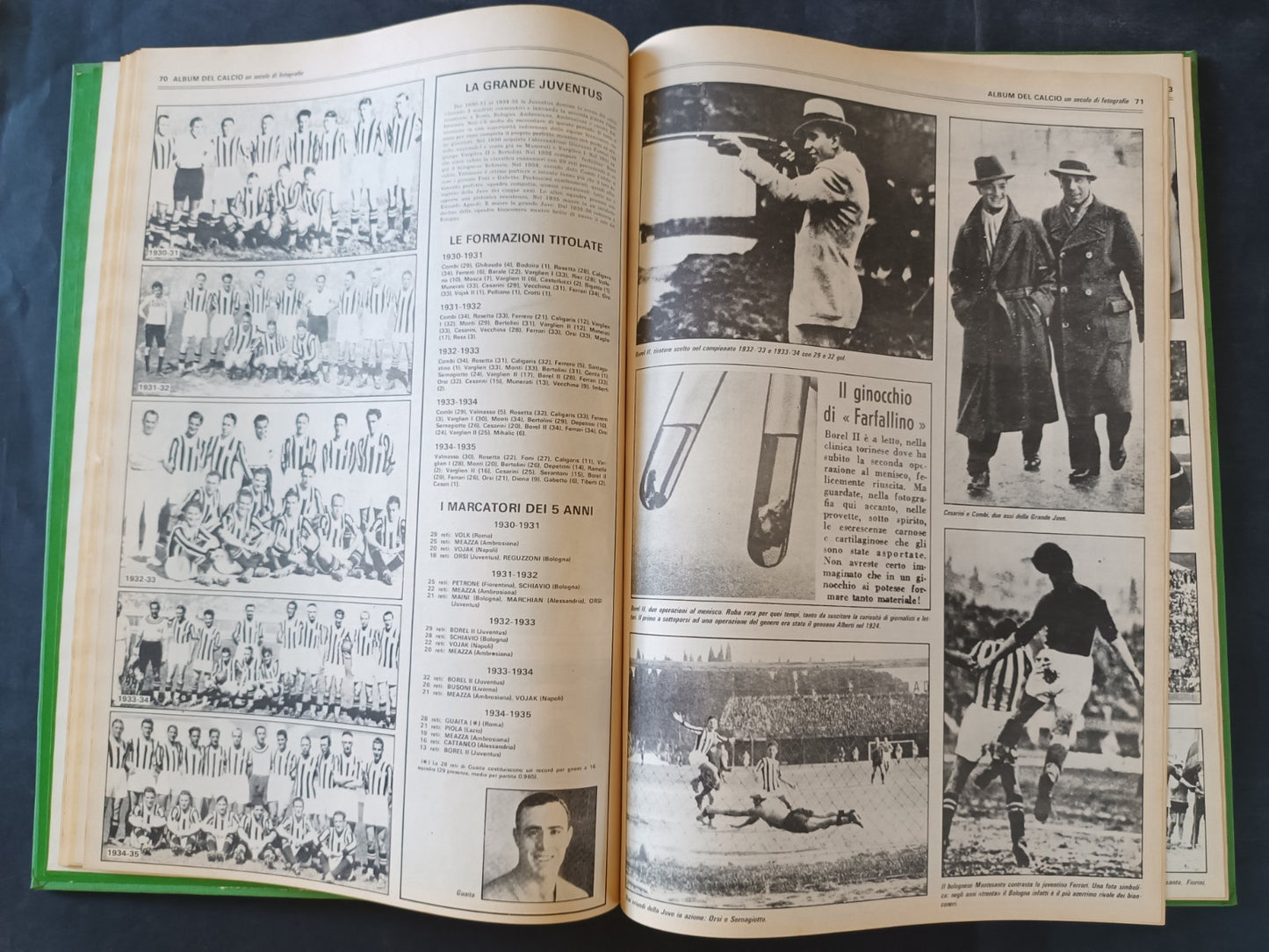 Album del calcio Un secolo di fotografie