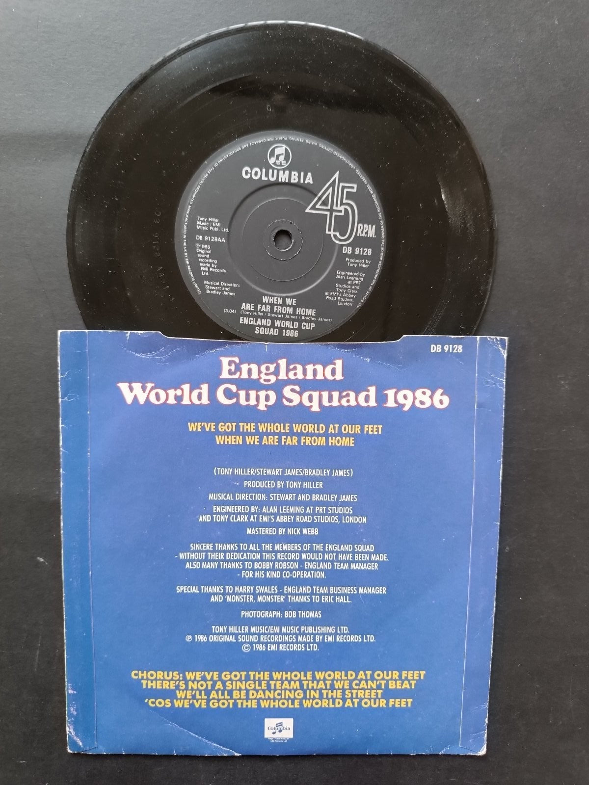 Vinile 45 giri England World Cup Squad 1986