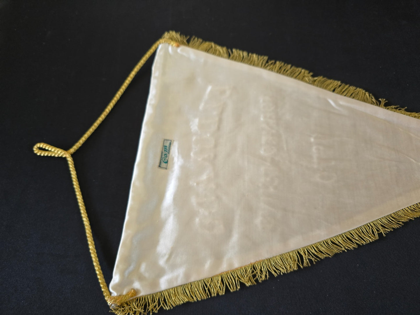 Gagliardetto Pennant RICAMATO ELDORADO BASKET BOLOGNA TORNEO 1970 originale