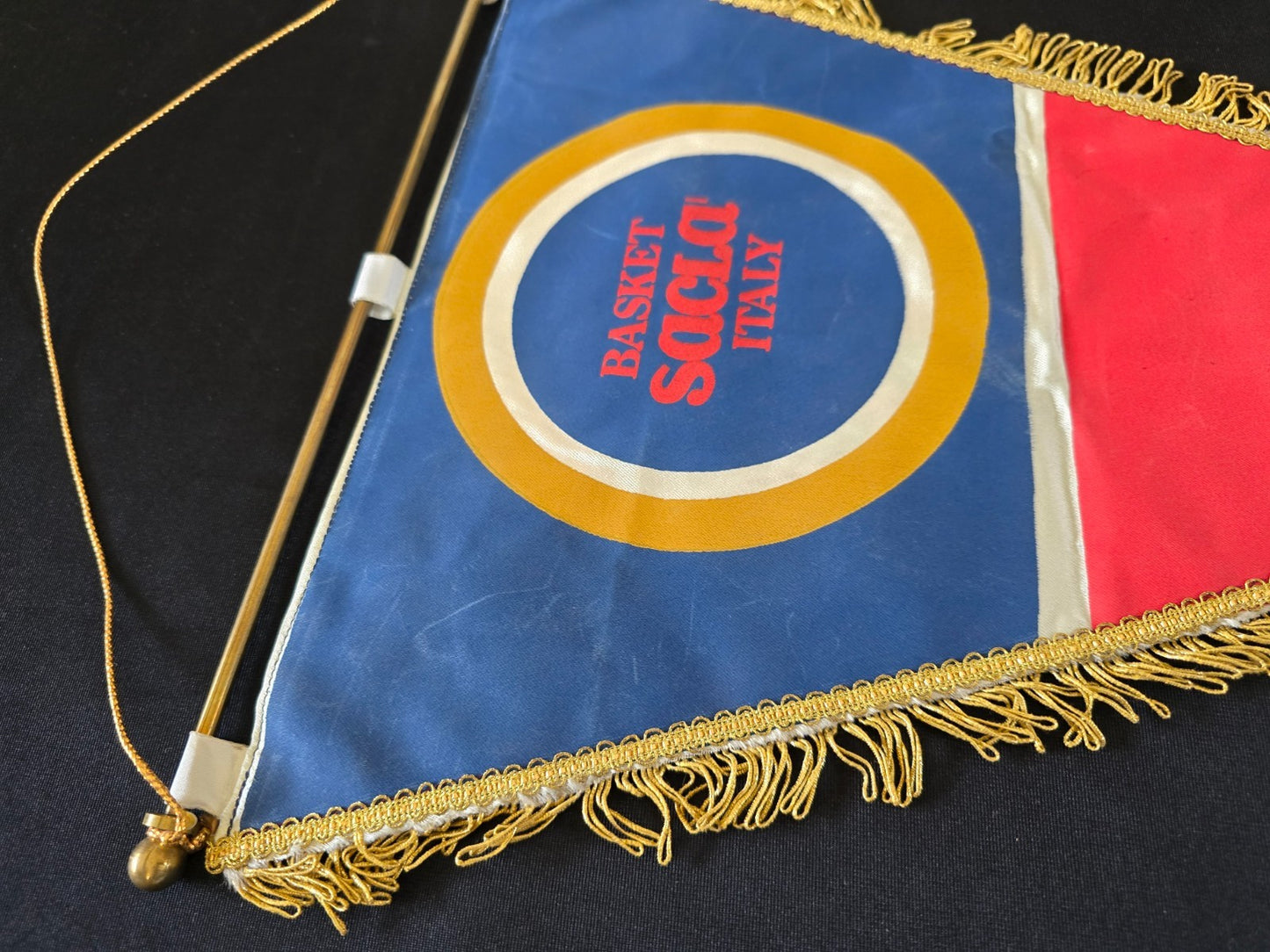 Gagliardetto Pennant SACLA' Libertas Pallacanestro Asti Basket Anni 70/80