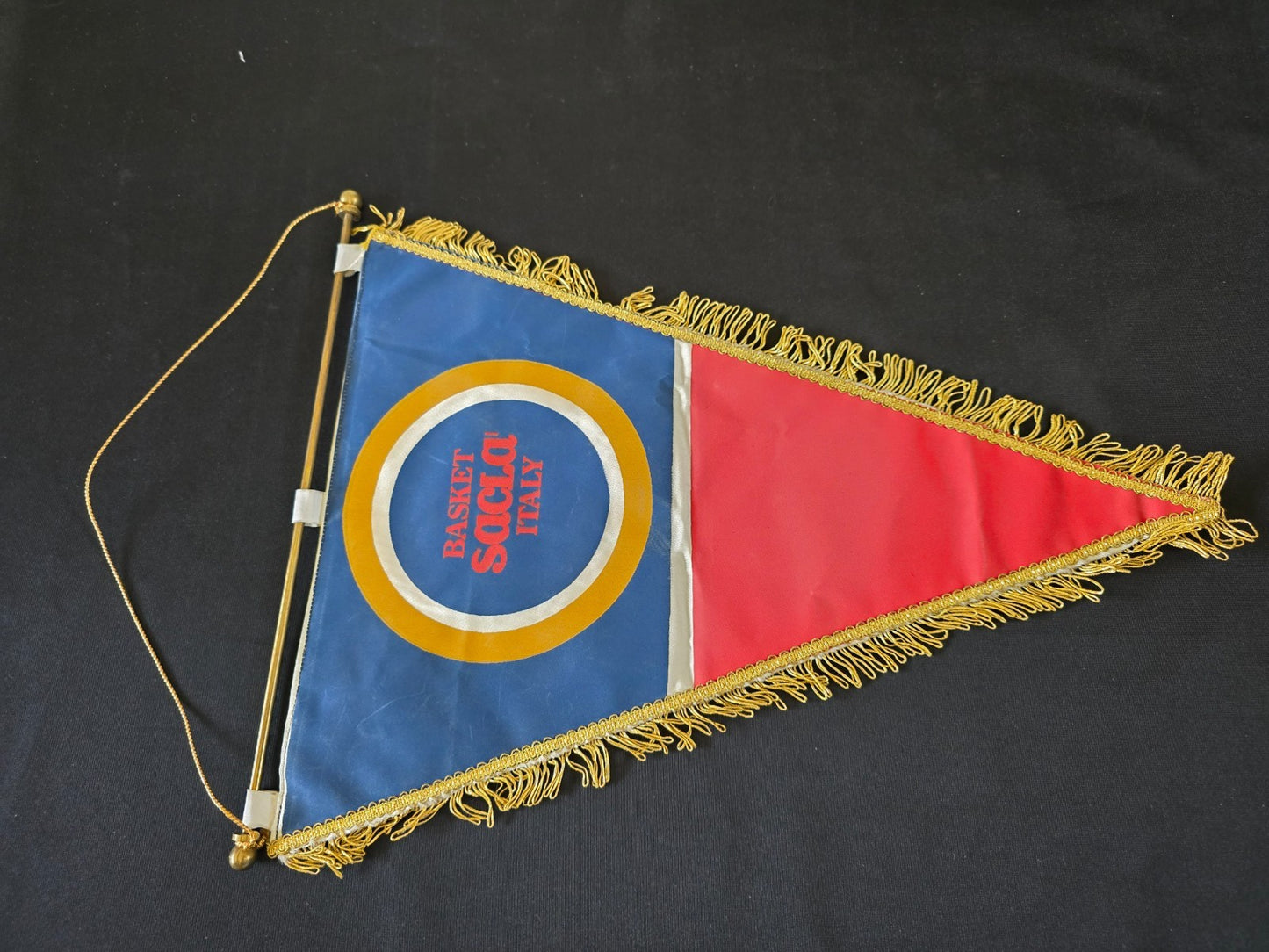 Gagliardetto Pennant SACLA' Libertas Pallacanestro Asti Basket Anni 70/80