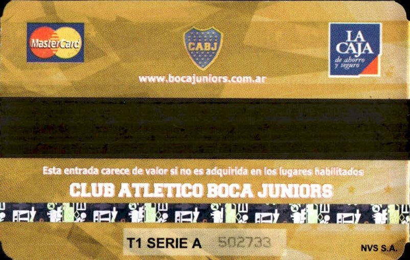 biglietto stadio BOCA JRS VS COBRELOA 502733