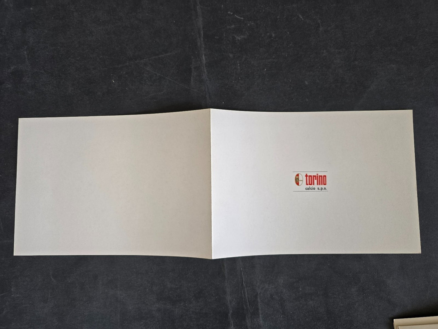 Cartolina pieghevole Autografi stampati Torino Calcio 1975/76 ufficiale