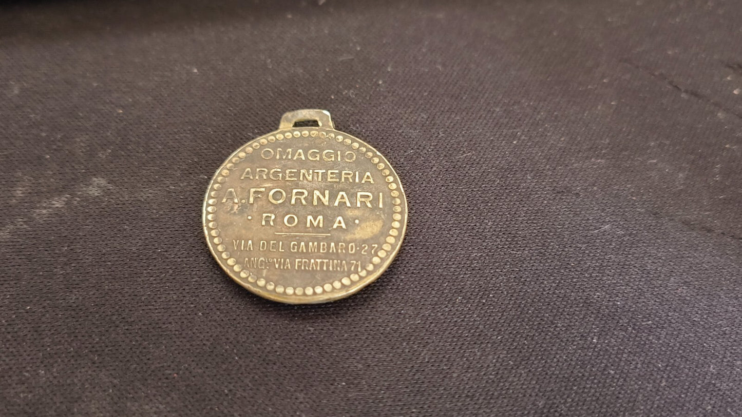 medaglia campionato di calcio italiano 1930-31 argento Fornari Roma