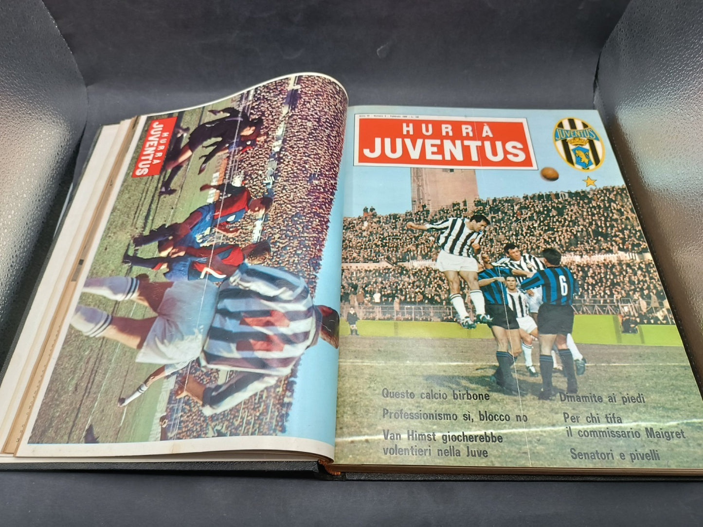 Annata rilegata rivista Hurra Juventus anno 1966