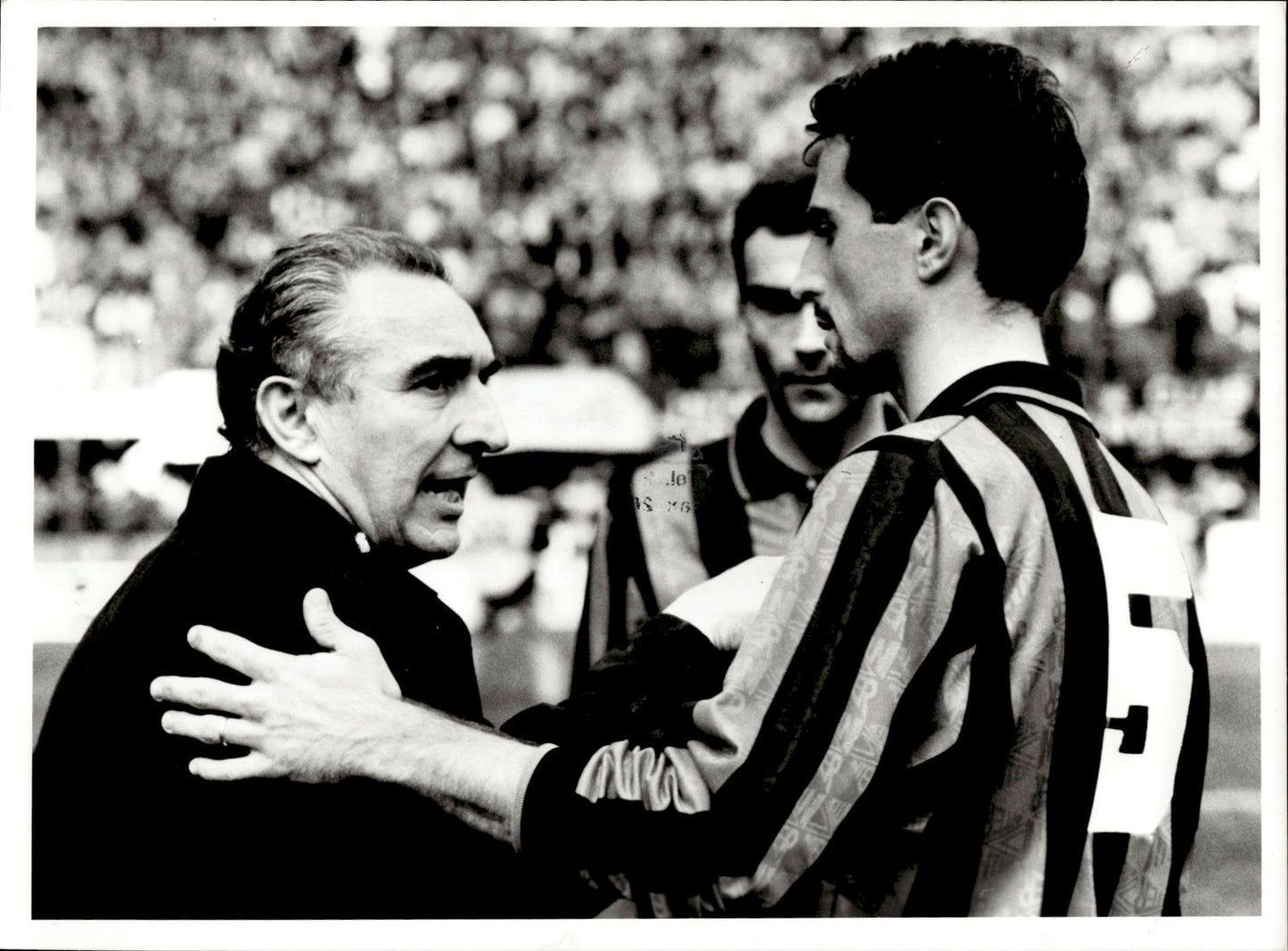 fotografia originale Inter Bagnoli Bergomi Ferri in campo 2