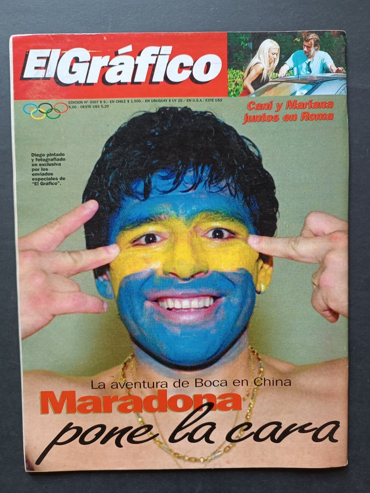 Rivista EL GRAFICO numero 4007 anno 1996 - Lopez, Olimpiade (senza poster)