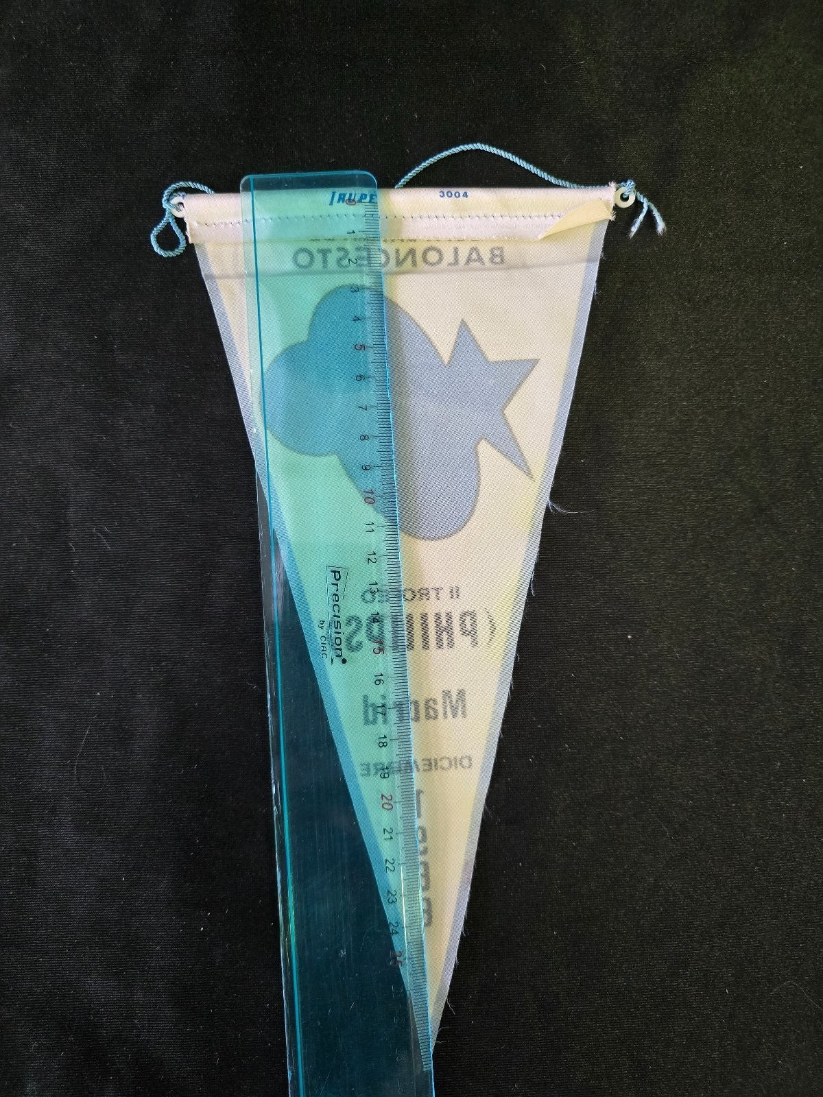 Gagliardetto bander�n Trofeo Basket Philips 1966 Intercontinentale Madrid FIBA