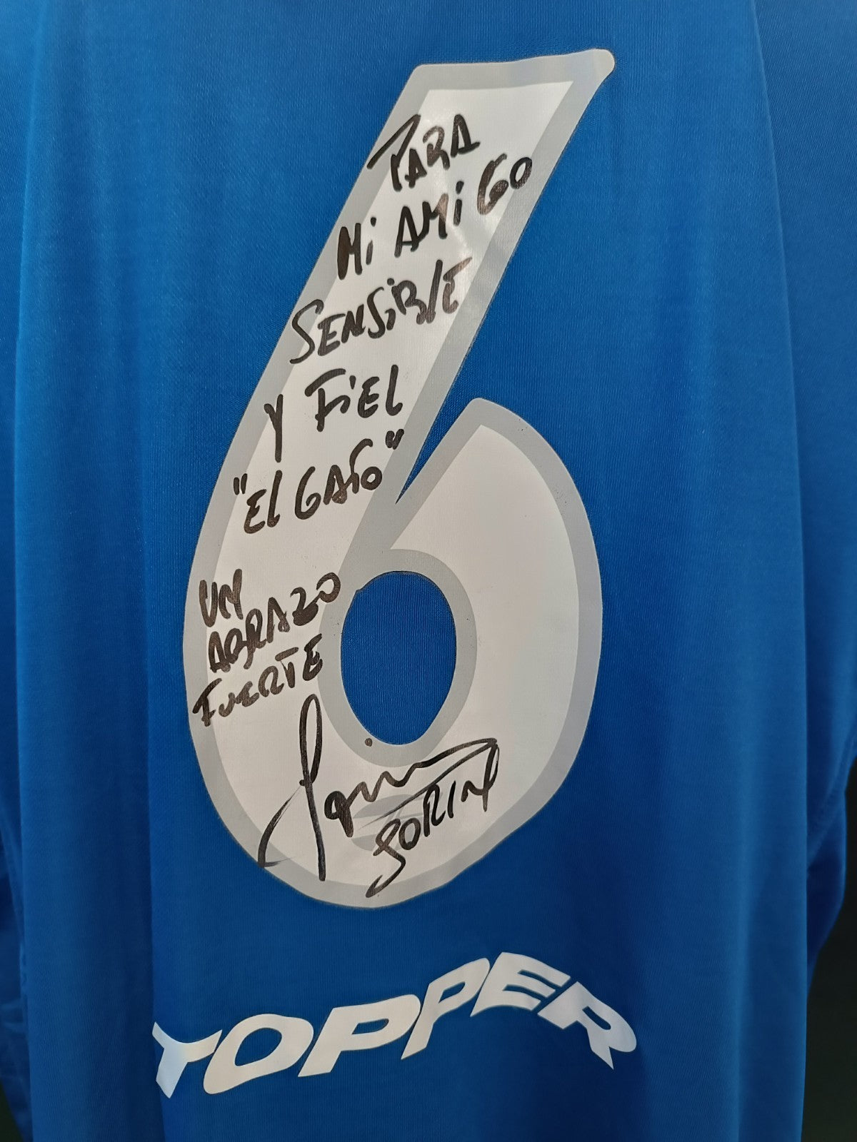Maglia football Cruzeiro Esporte Clube Topper signed Juan Pablo Sorín