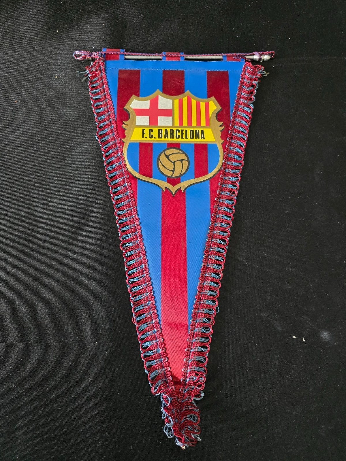 Gagliardetto Pennant fanion bander�n F.C. Barcelona historia anni 80