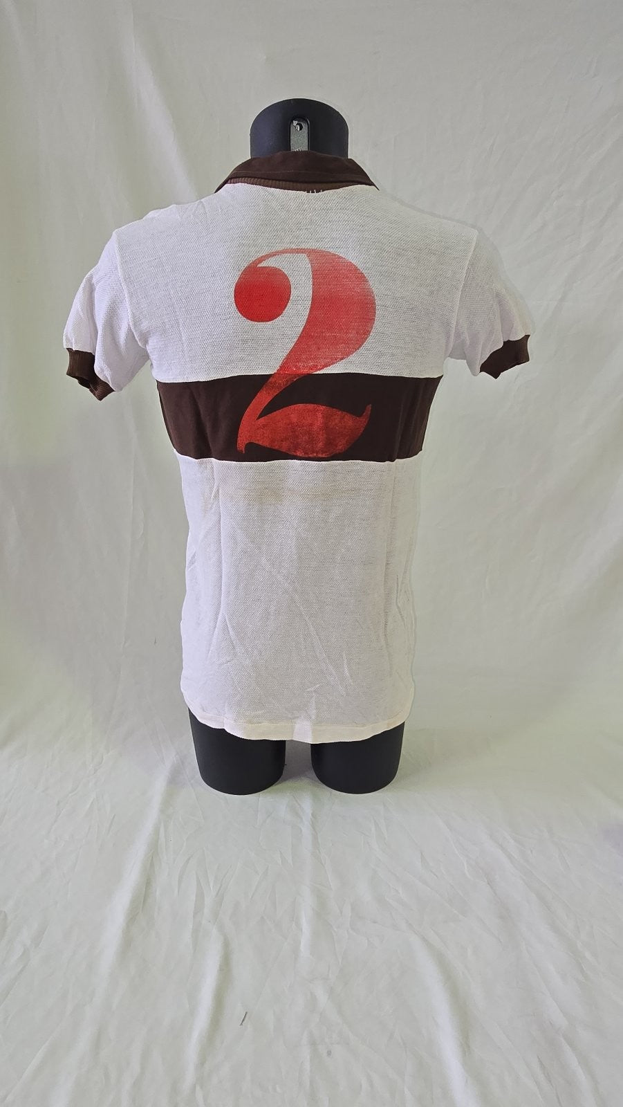 Maglia Camiseta Calcio vintage70/80 Topper CA Platense nr 2 Tg 40 (G)