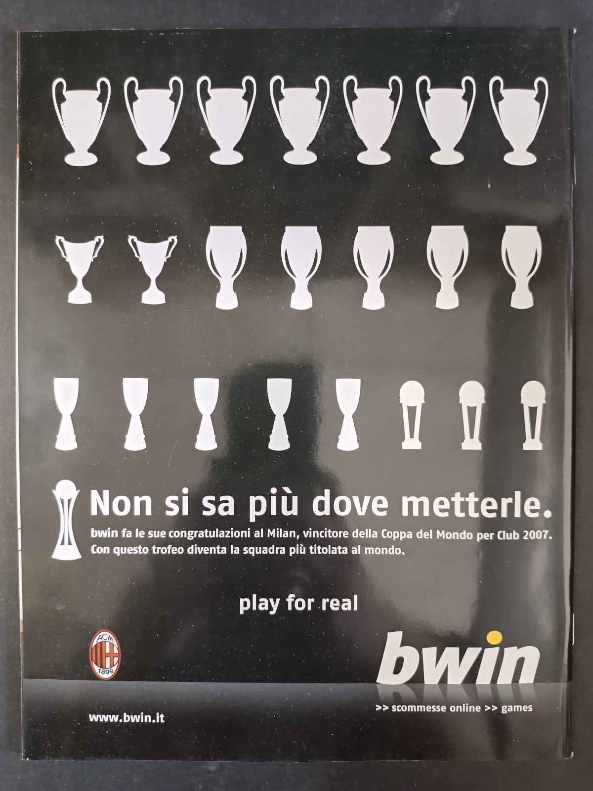 rivista FORZA MILAN - anno 2008 n 1 - MILAN CAMPIONE (con poster)