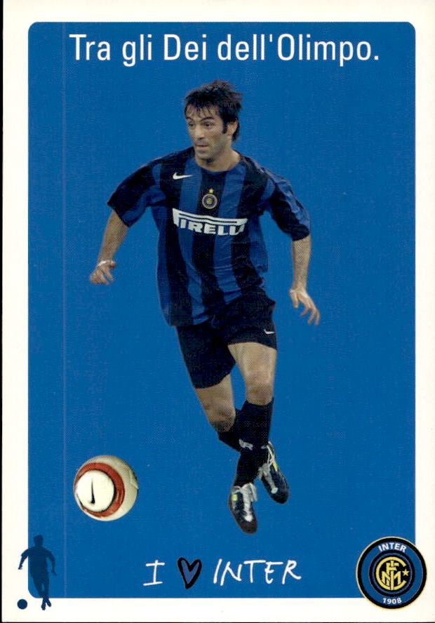 Cartolina calciatore Inter Obafemi Martins con autografo stampato