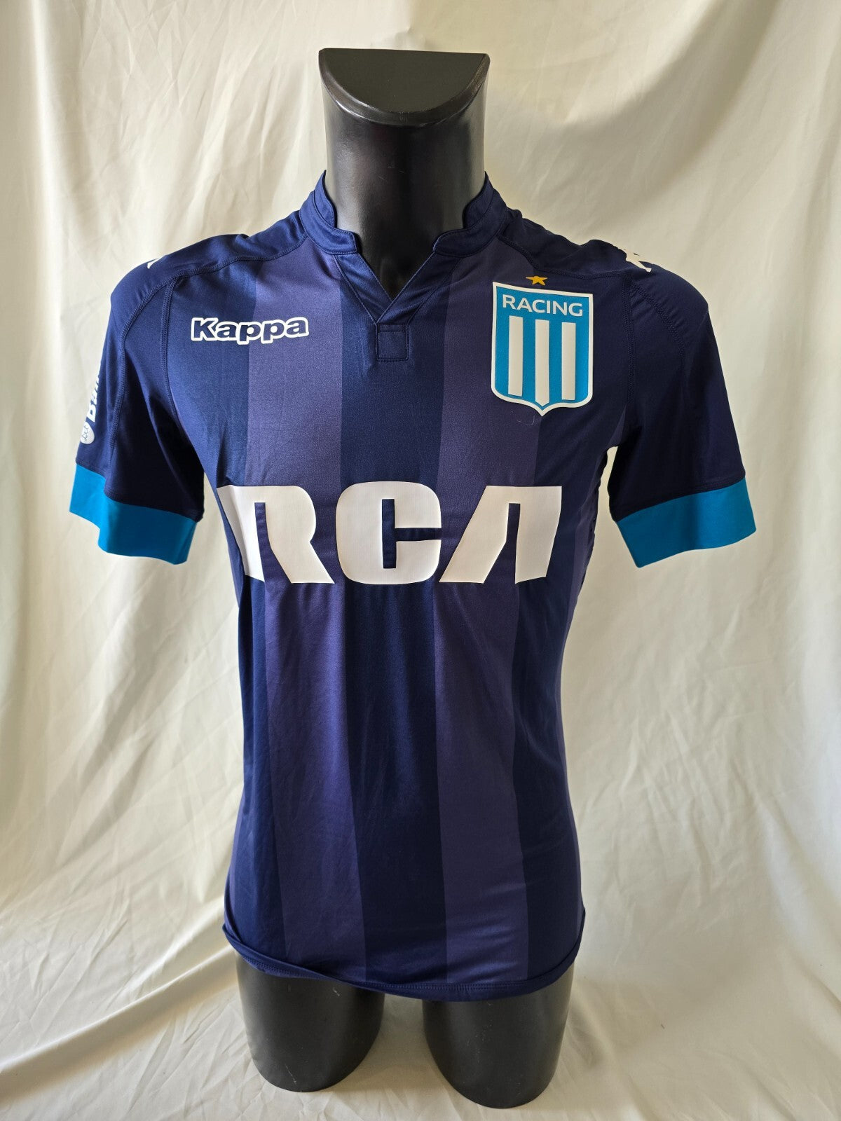 shirt football Racing Club Avelleneda 2017/18 Acuña 17 Kappa Rca match worn