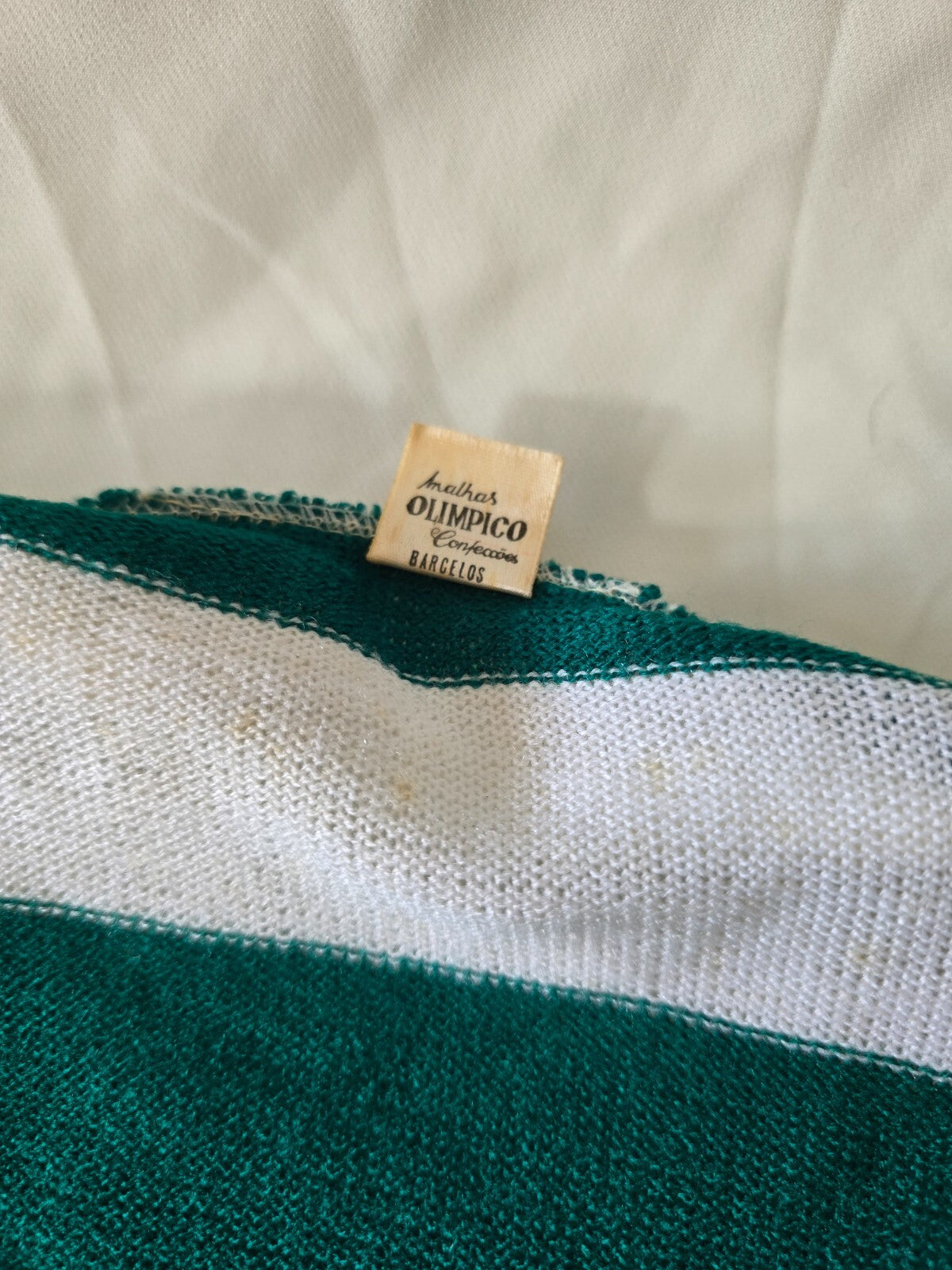 Maglia vintage calcio Sporting Lisbona in lanetta nr 3 tg m