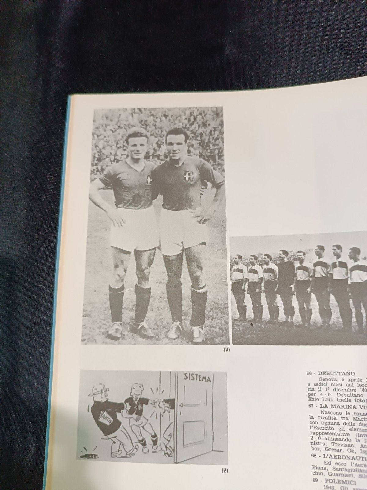 Disco in vinile IL CALCIO AZZURRO Documentario nazionale di S. CIOTTI