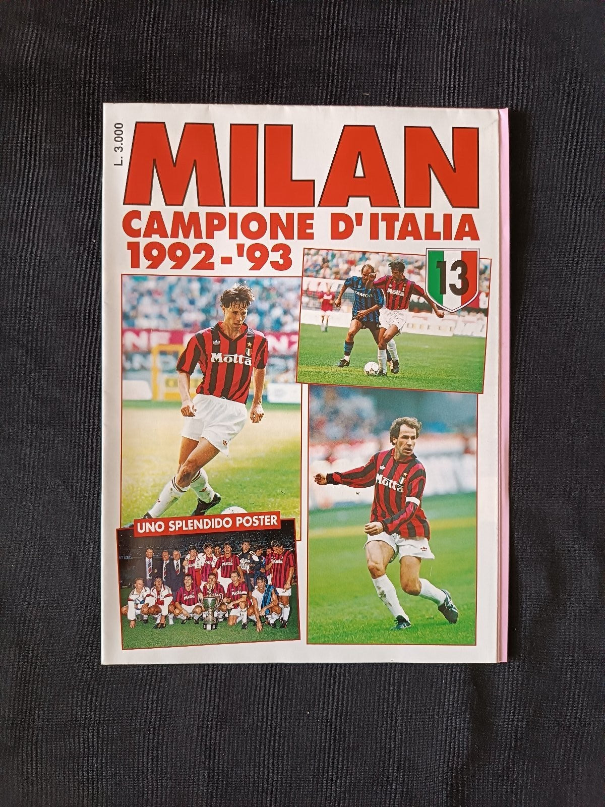 poster MILAN Campione d'Italia 1992-93 (100x70 cm)