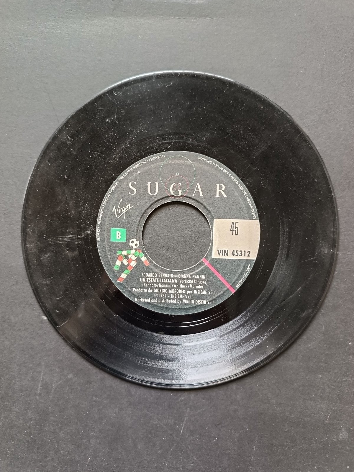 Vinile 45 giri UN'ESTATE ITALIANA Bennato/Nannini