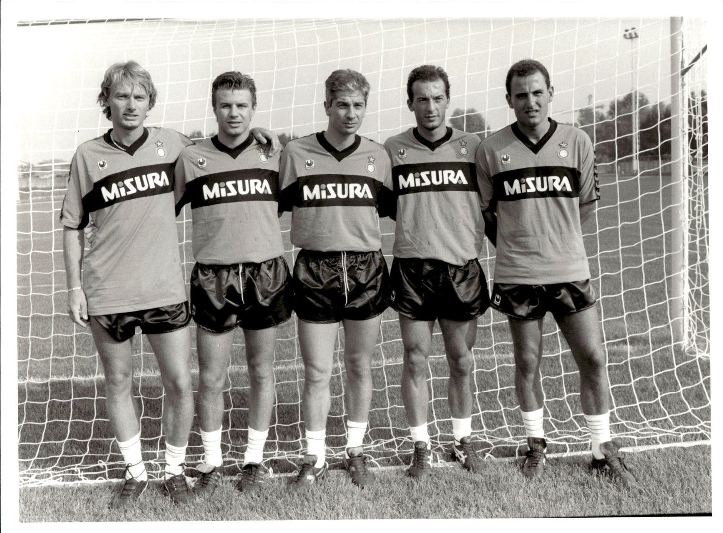 fotografia originale Inter Fontolan Paganin Stringara Pizzi Battistini 1990/91