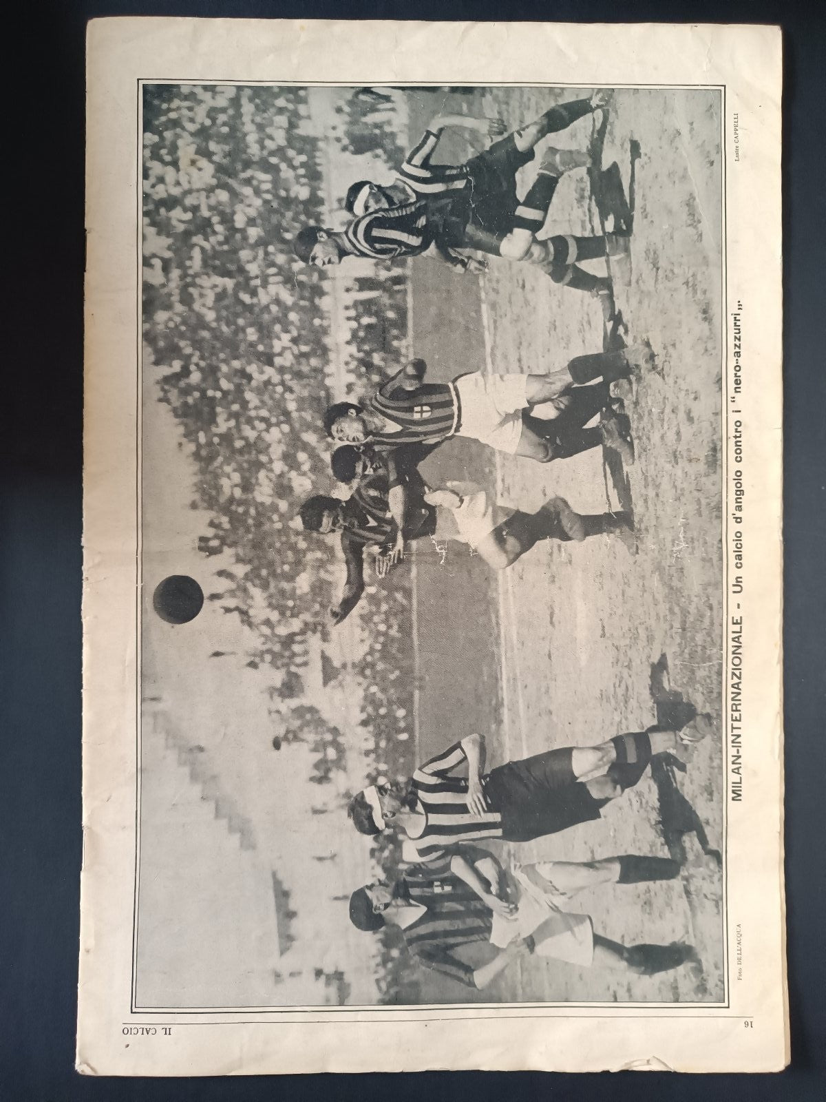 rivista IL CALCIO numero 41 - anno 1927 - Bacigalupo
