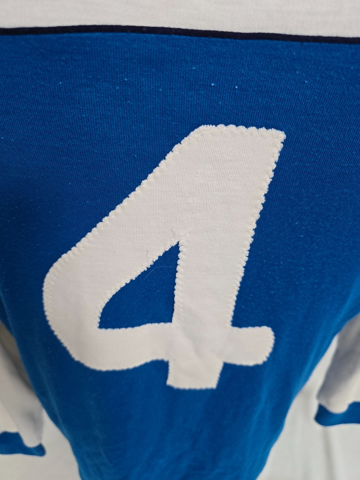 maglia Vintage NR Ennerre OLIVETTI football IN MAGLINA / LANETTA nr 4 CUCITO 52