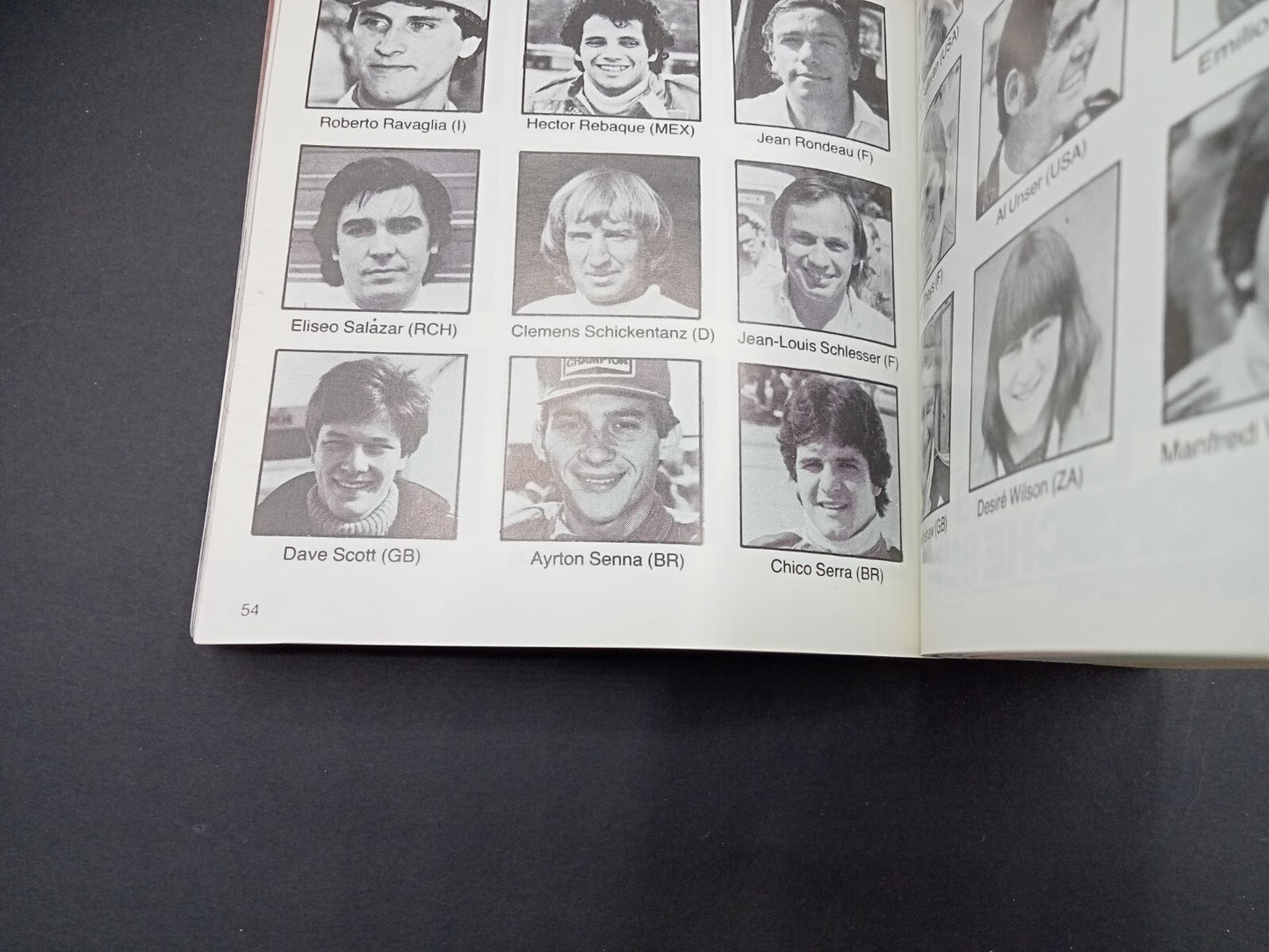 Year book of automobile sport '84 FIA 1984 Ayrton Senna