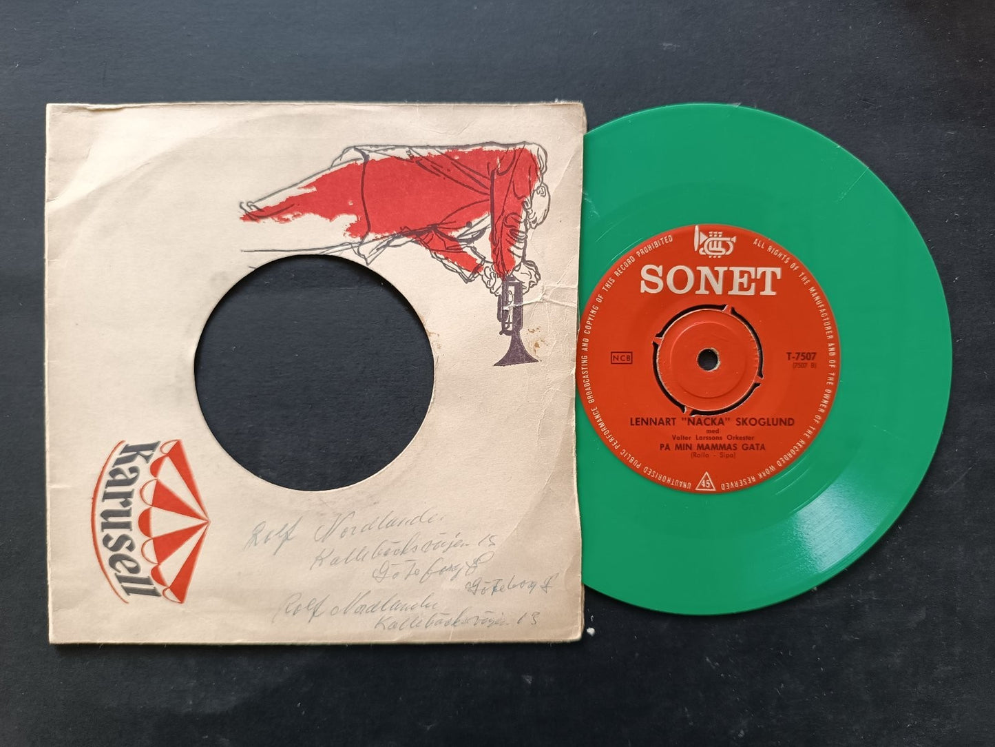 Vinile 45 giri LENNART "NACKA" SKOGLUND