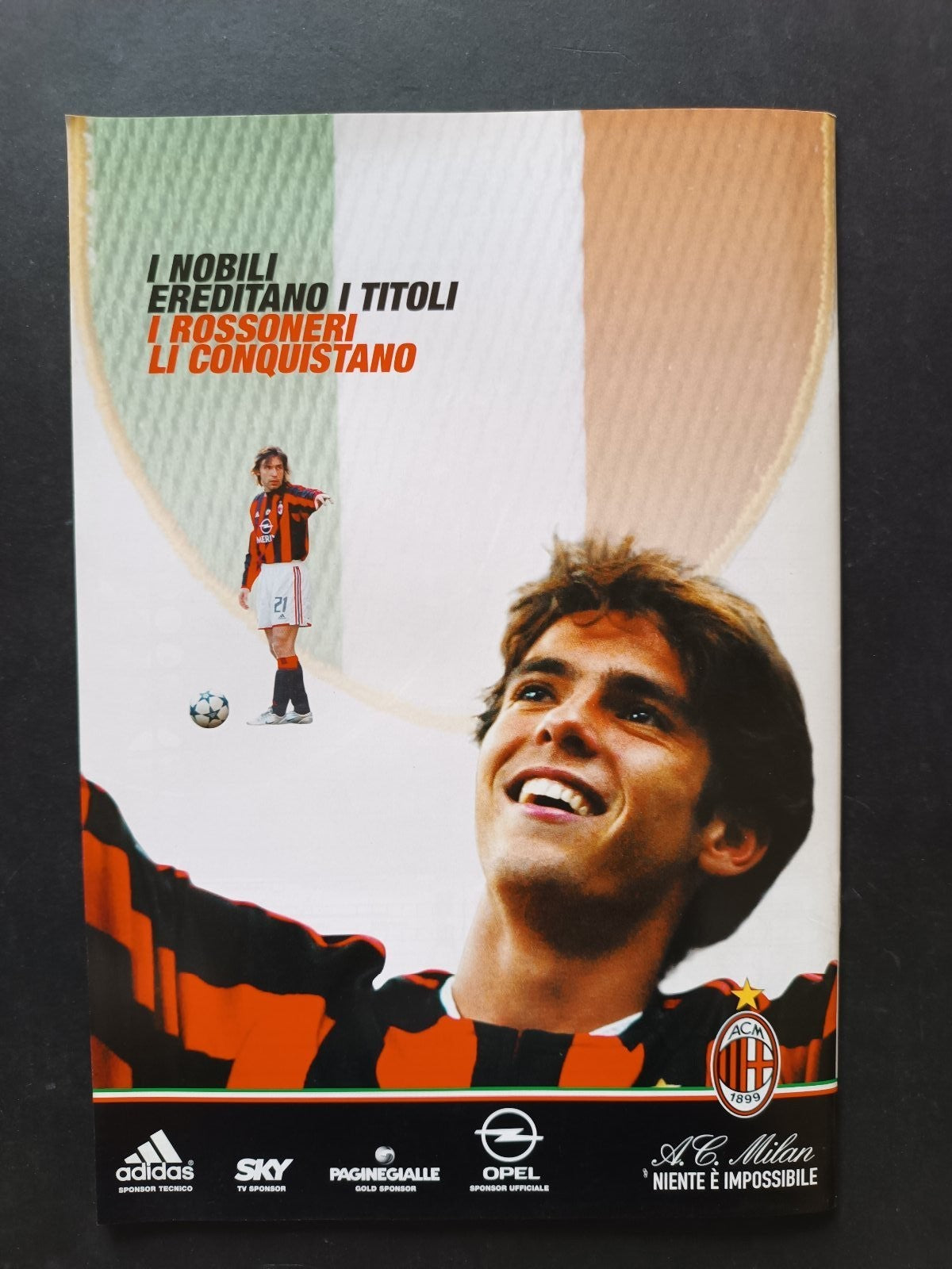 programma Ufficiale MILAN REGGINA 3 ottobre 2004