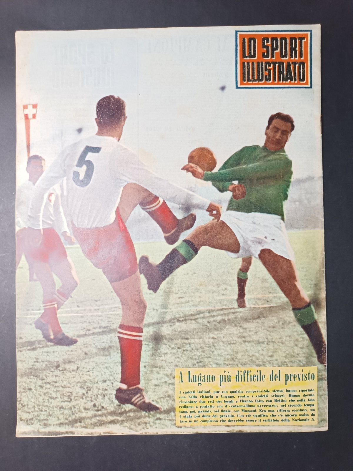 Rivista LO SPORT ILLUSTRATO numero 1 anno 1960 Fausto Coppi Supplemento