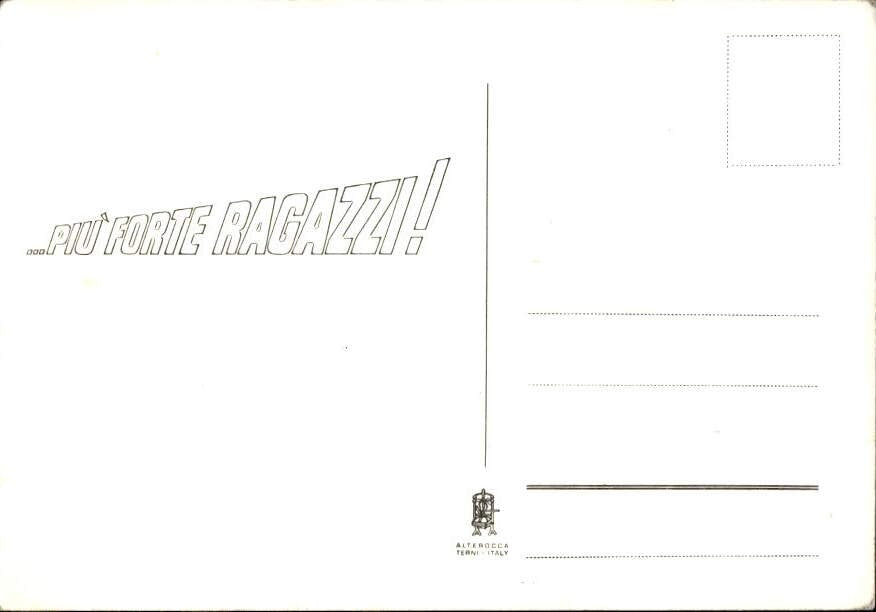 Cartolina Terence Hill con autografo stampato