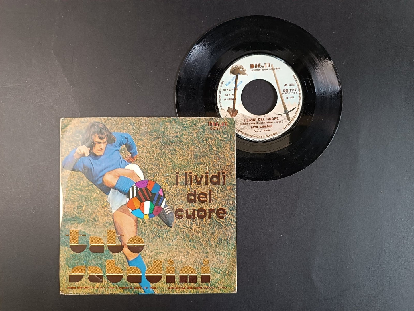 45 giri Sabadini il mondo � un pallone