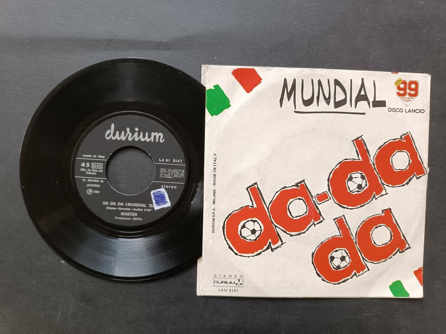 Vinile 45 giri MUNDIAL 99 DA DA DA