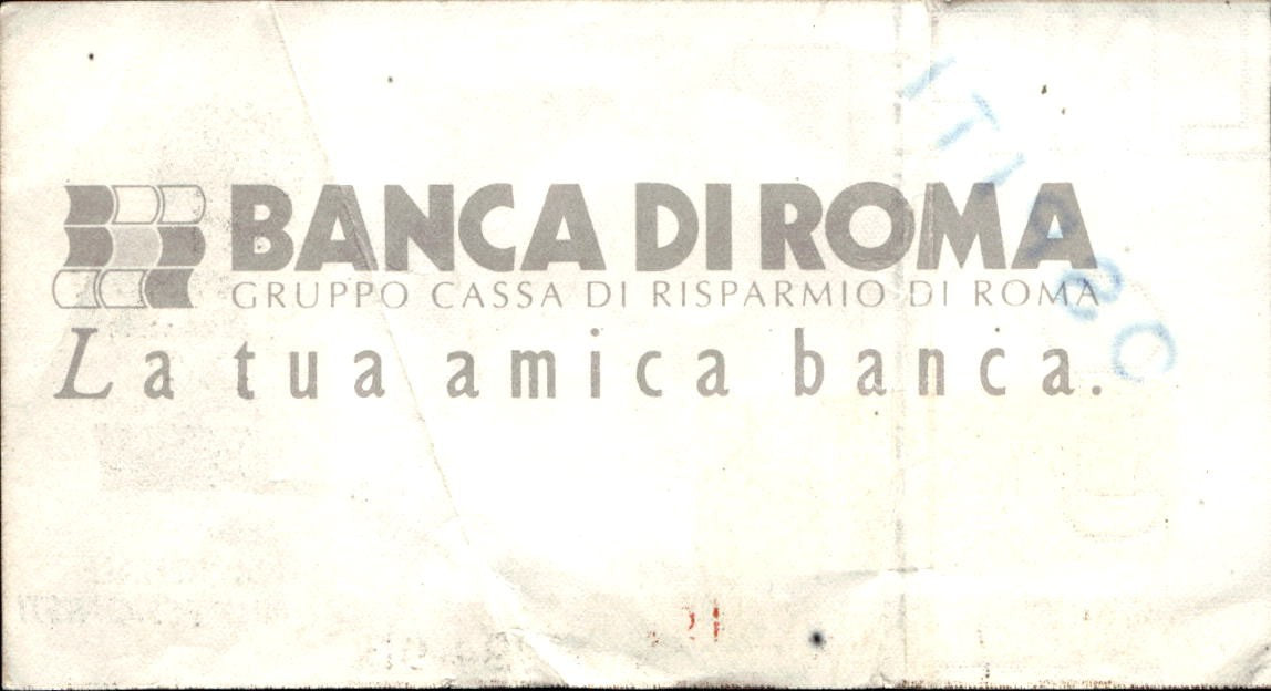 biglietto Ticket Stadio Roma Foggia 4/09/94