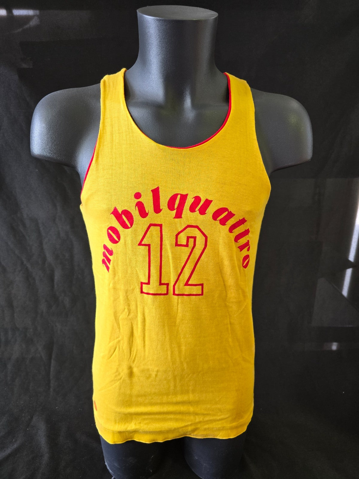 Canotta MOBILQUATTRO Milano 1958 Basket originale Rodà Antonio nr 12