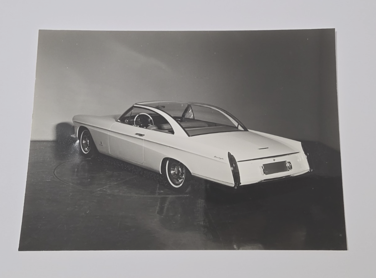 FOTO originale 1959 Cadillac Starlight coupè PININFARINA 177x127 mm retro