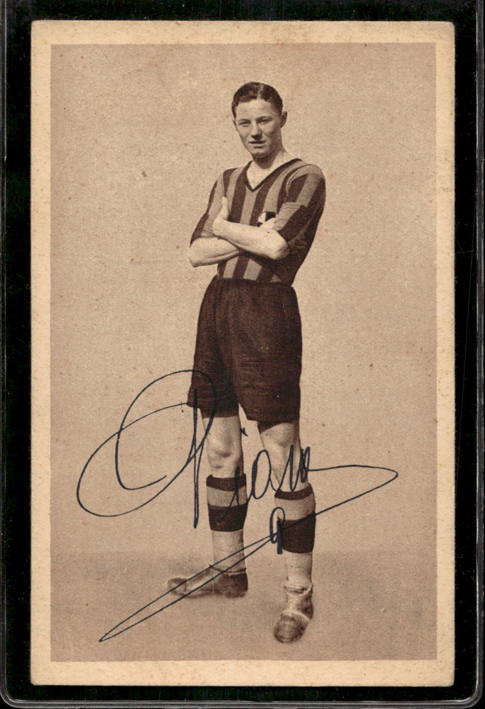 cartolina Ambrosiana Inter Giuseppe Viani 1929/1930