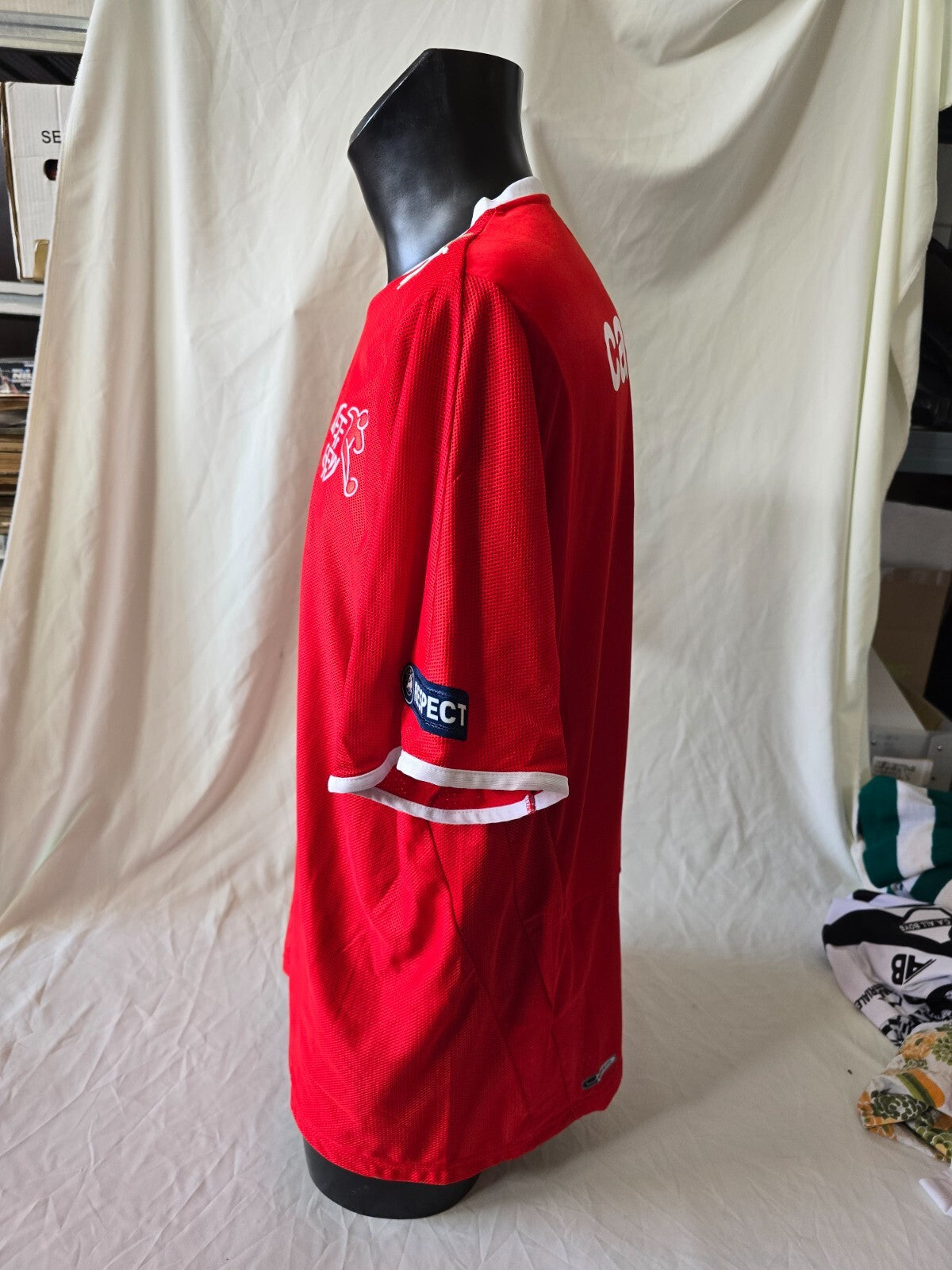 Maglia Puma match worn Nazionale Svizzera euro 2008 nr 7 tg xl