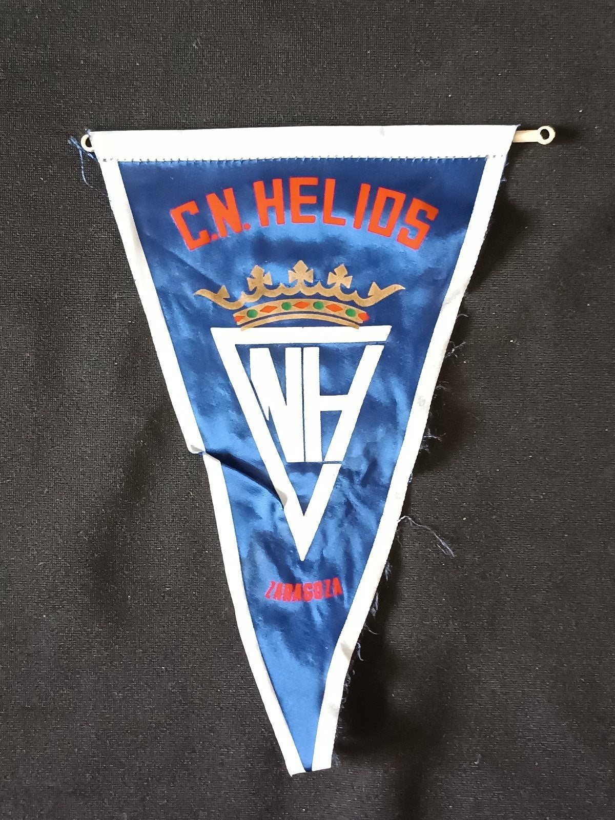 Gagliardetto Pennant C.N. Helios Zaragoza Spagna Vintage