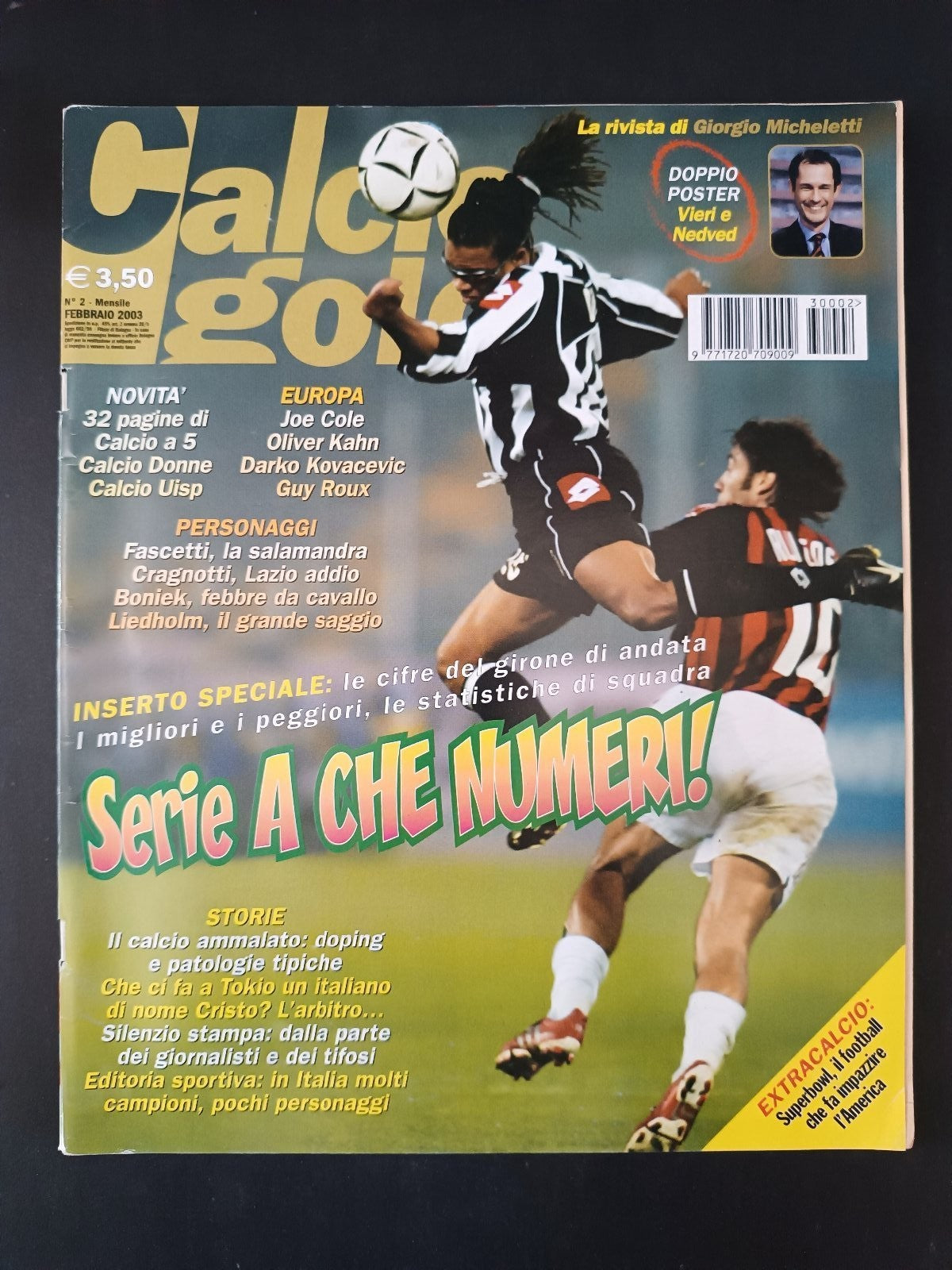 Rivista CALCIO GOLD numero 2 anno 2003 - Boniek (con Poster)