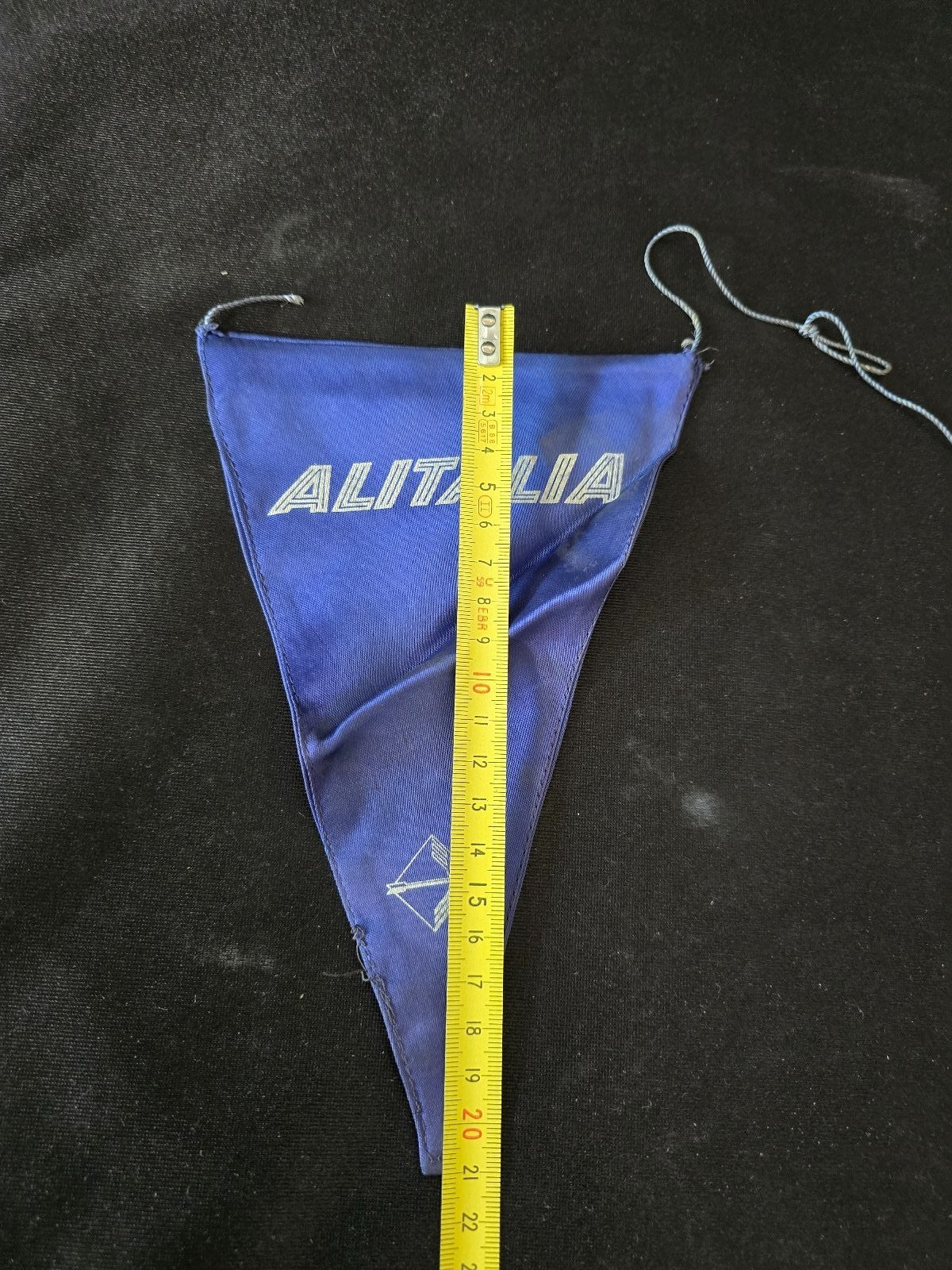 old Gagliardetto Pennant fanion compagnia aerea ALITALIA