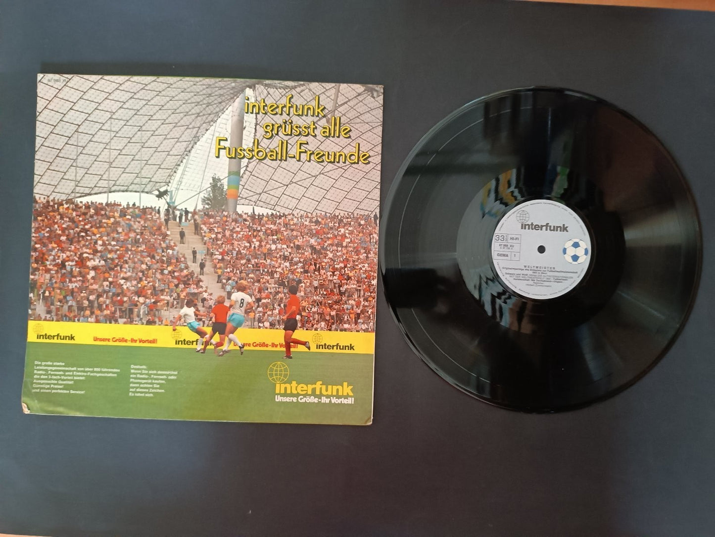 Disco WELTMEISTER Deutschland 1954 World Cup Final Reportage