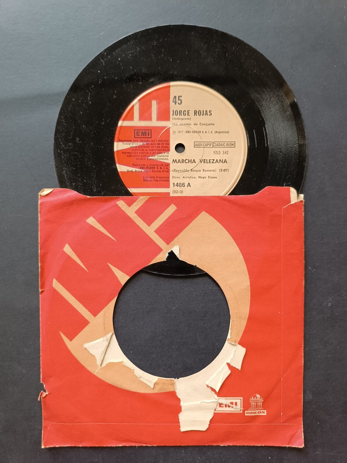 Vinile 45 giri JORGE ROJAS