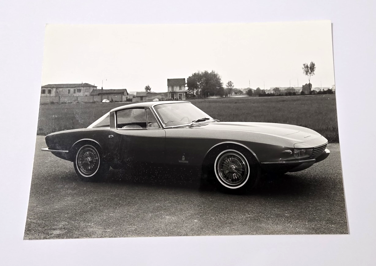 FOTO originale 1973 Chevrolet Corvette coupè PININFARINA 177x127 mm fronte