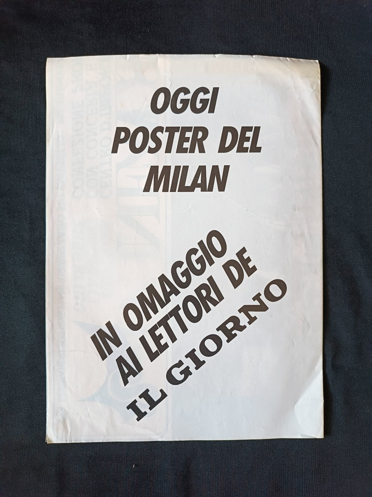 poster MILAN Campione d'Italia 1987-88 (50x70 cm)