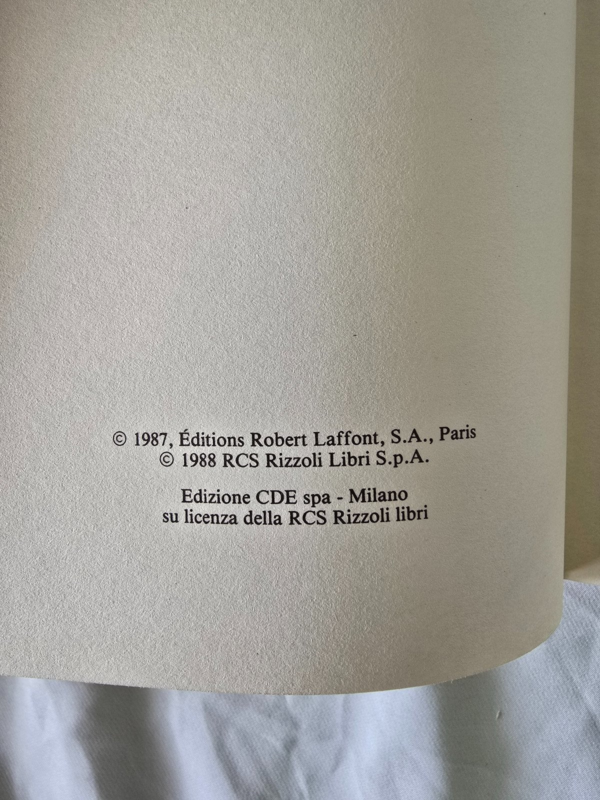 Michel Platini Libro La mia vita per una partita di calcio 1987 Rizzoli 1� ediz.
