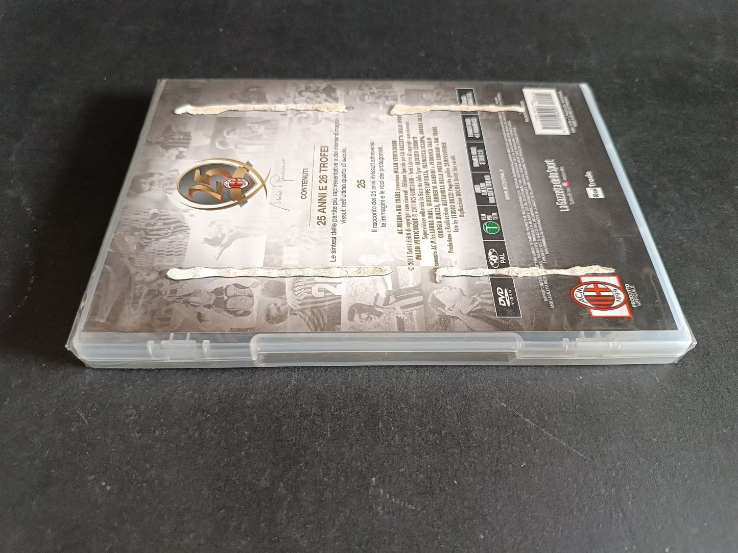 dvd MILAN VENTICINQUE - Gazzetta dello Sport (blisterato)