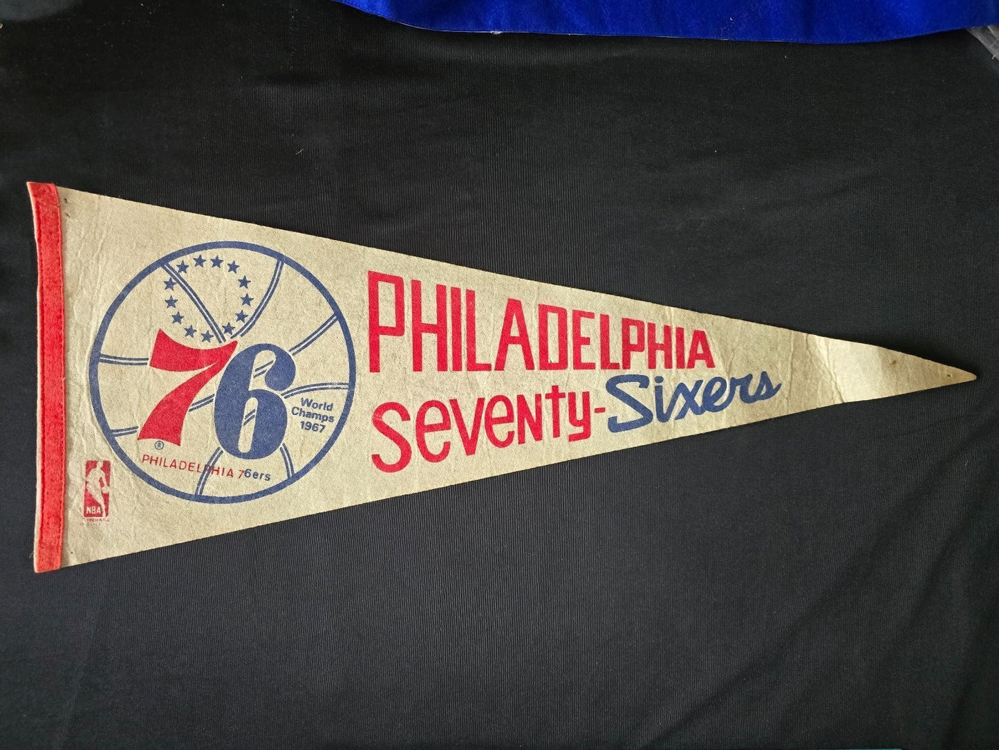 Gagliardetto old pennant Basketball Philadelphia 76ers Seventysixers NBA